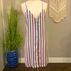 Gauze striped sundress